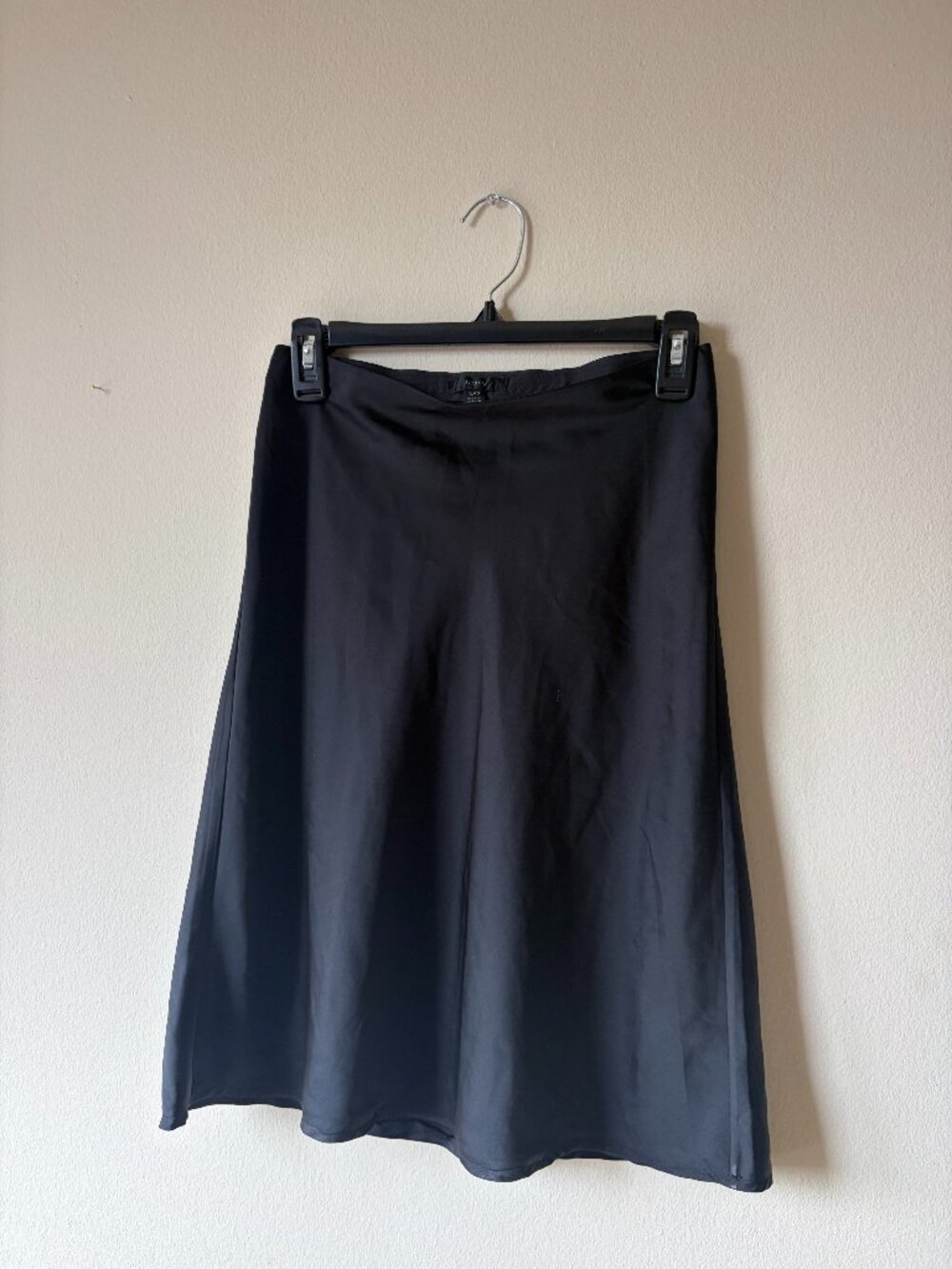 J Crew black midi skirt